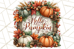 Traditional Thanksgiving Fall Clipart PNG Product Image 5