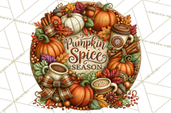 Round Fall Wood Sign PNG Clipart Product Image 2