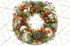 Round Fall Wood Sign PNG Clipart Product Image 3