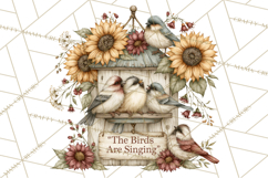 Backyard Bird Feeder Nature Clipart Product Image 2
