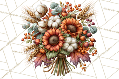 Traditional Thanksgiving Fall Clipart PNG Product Image 5