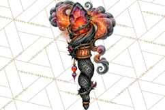 Evil Wizard Dark Fantasy PNG Clipart Product Image 4