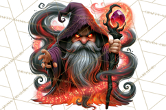 Evil Wizard Dark Fantasy PNG Clipart Product Image 4
