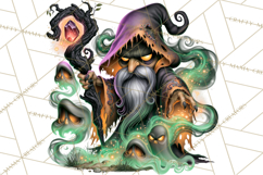 Evil Wizard Dark Fantasy PNG Clipart Product Image 3