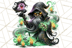 Evil Wizard Dark Fantasy PNG Clipart Product Image 4