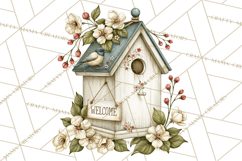 Backyard Bird Feeder Nature Clipart Product Image 2