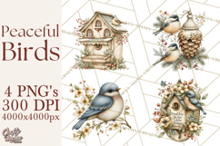 Backyard Bird Feeder Nature Clipart Product Image 1