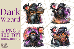 Evil Wizard Dark Fantasy PNG Clipart Product Image 1