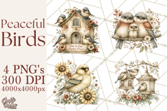 Backyard Bird Feeder Nature Clipart Product Image 1