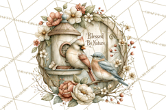 Backyard Bird Feeder Nature Clipart Product Image 5