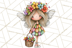Sweet Little Fairies PNG, Cute Fairy Clip Art Product Image 3