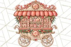 Whimsical Christmas Confectionery PNG Clipart Product Image 2