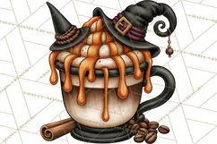 Spooky Coffeehouse PNG Clipart Product Image 2