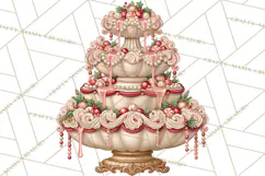 Whimsical Christmas Confectionery PNG Clipart Product Image 3