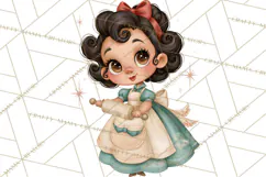 Atomic Age Christmas Clipart PNG, Retro 1950's Winter Decor Product Image 3