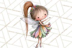 Sweet Little Fairies PNG, Cute Fairy Clip Art Product Image 3