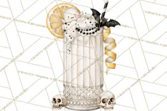 Halloween Cocktails Clipart PNG, Spooky Drinks Product Image 3