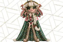 Christmas Wrestling Clipart PNG, Santa Wrestlers Product Image 4