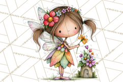Sweet Little Fairies PNG, Cute Fairy Clip Art Product Image 4
