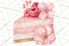 Pink Autumn Bakery Clipart PNG Product Image 5