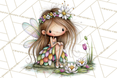 Sweet Little Fairies PNG, Cute Fairy Clip Art Product Image 5