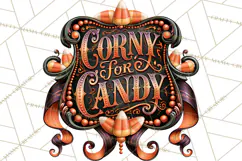 Retro Halloween Candy Shop Clipart PNG Product Image 5