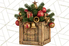 Christmas Crime Syndicate PNG Clipart, Mobster Santa Product Image 5