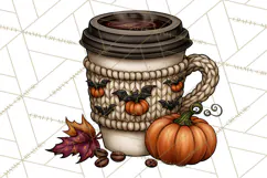 Spooky Coffeehouse PNG Clipart Product Image 2