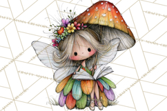 Sweet Little Fairies PNG, Cute Fairy Clip Art Product Image 3