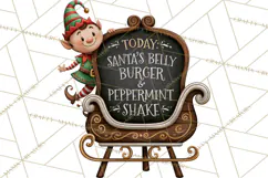 1950s Vintage Christmas Clipart Retro Soda Fountain Clip Art Product Image 4
