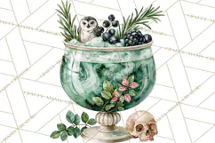 Halloween Cocktails Clipart PNG, Spooky Drinks Product Image 4