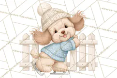 Winter Skating World Animals PNG Product Image 4