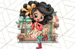 Whimsical Bakery Girls & Boys PNG Clipart, Baker Characters Product Image 4