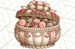 Whimsical Christmas Confectionery PNG Clipart Product Image 5
