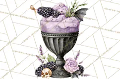 Halloween Cocktails Clipart PNG, Spooky Drinks Product Image 5