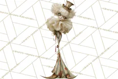 Haunted Circus Clipart PNG, Spooky Halloween Clowns Product Image 5