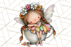 Sweet Little Fairies PNG, Cute Fairy Clip Art Product Image 3