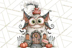 Monster Pet Groomers Halloween Clipart PNG Product Image 3