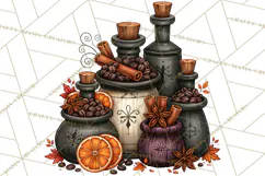 Spooky Coffeehouse PNG Clipart Product Image 4