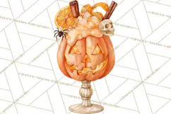 Halloween Cocktails Clipart PNG, Spooky Drinks Product Image 3