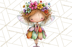Sweet Little Fairies PNG, Cute Fairy Clip Art Product Image 5
