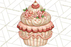 Whimsical Christmas Confectionery PNG Clipart Product Image 2