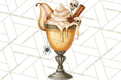 Halloween Cocktails Clipart PNG, Spooky Drinks Product Image 2