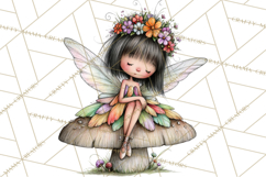 Sweet Little Fairies PNG, Cute Fairy Clip Art Product Image 3