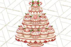 Whimsical Christmas Confectionery PNG Clipart Product Image 3
