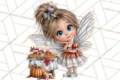 Fall Fairy Clipart PNG, Autumn Woodland Fantasy Product Image 3
