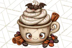 Spooky Coffeehouse PNG Clipart Product Image 5