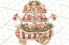 Whimsical Christmas Confectionery PNG Clipart Product Image 5