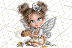 Fall Fairy Clipart PNG, Autumn Woodland Fantasy Product Image 4