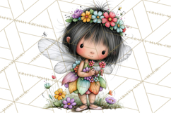 Sweet Little Fairies PNG, Cute Fairy Clip Art Product Image 2